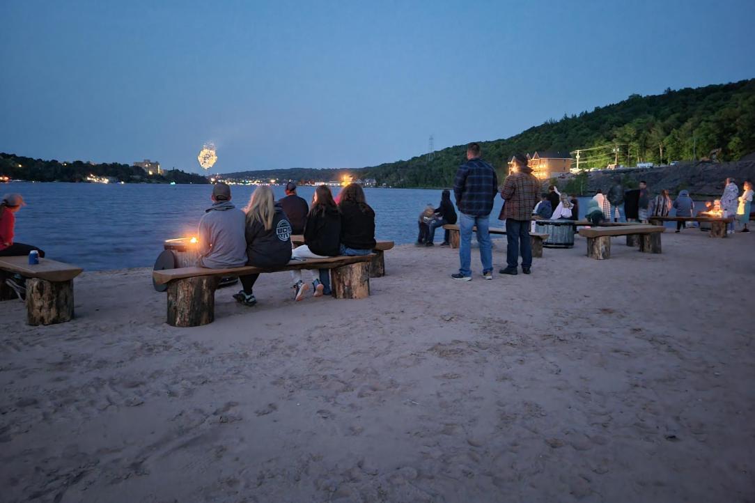 beach front connections in the Keweenaw 